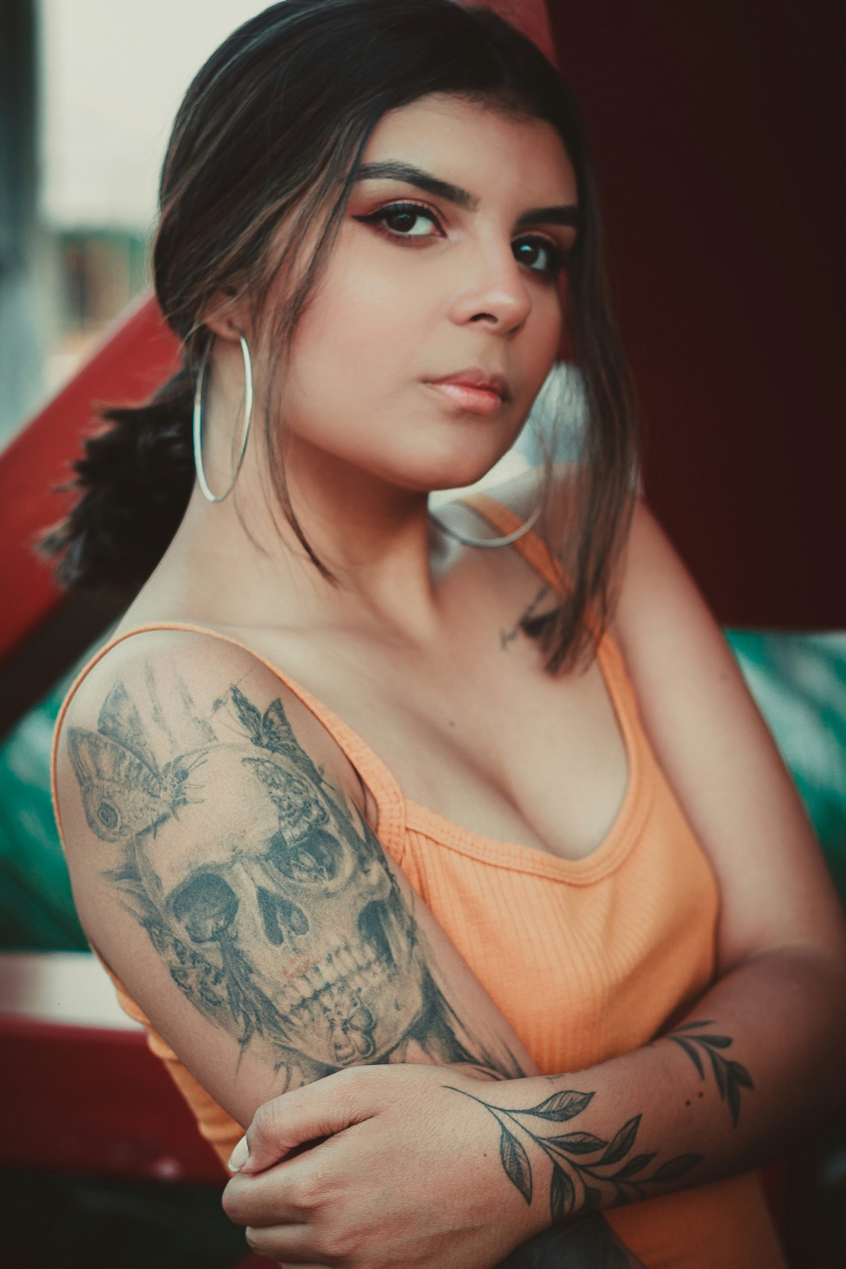 Тату с черепом